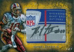 2012 Topps Inception Robert Griffin III Tag