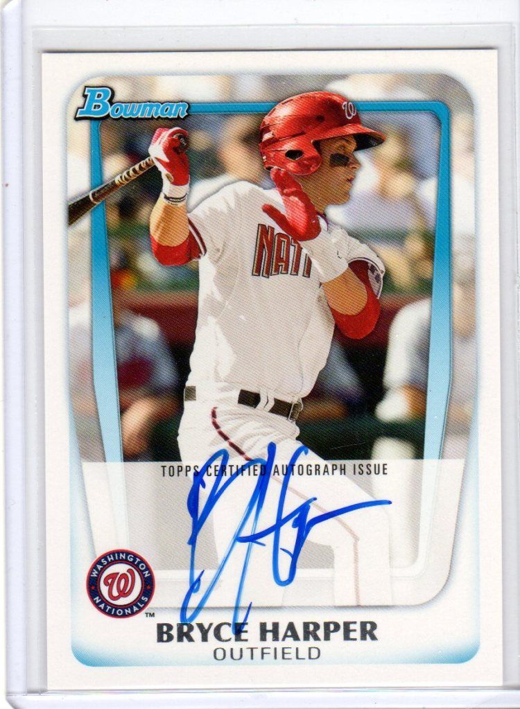 2011 Bowman Bryce Harper Autograph #BP1