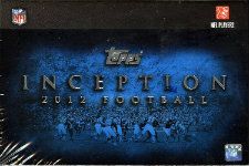 2012 Topps Inception Football Hobby Box