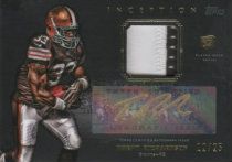 2012 Topps Inception Trent Richardson Gold Ink