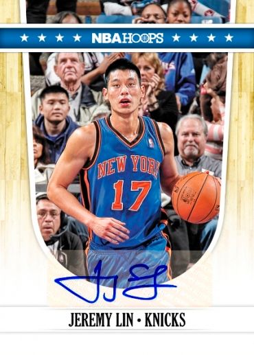 2011-12 Panini Hoops Jeremy Lin Autograph Knicks