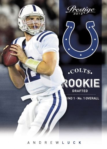 2012 Panini Prestige Andrew Luck Colts Rookie Card