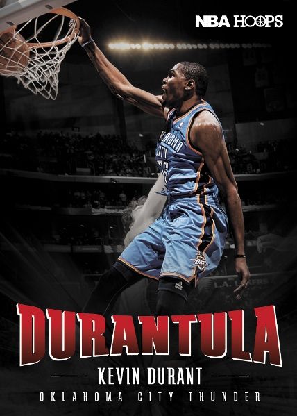 2012-13 NBA Hoops Durantula Kevin Durant Rare Insert Card
