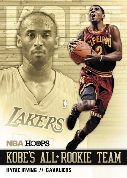 2011-12 Panini NBA Hoops Kobe's All Rookie Team Kyrie Irving Card