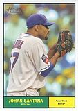 2010 Topps Hertigate Johan Santana Base Card #231