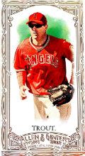 2012 Topps Allen & Ginter Mike Trout Gold Mini