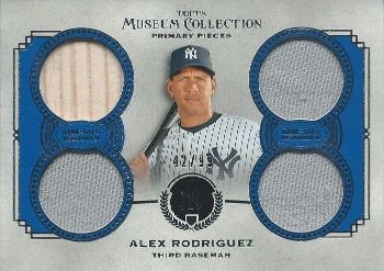 2013 Topps Museum Collection Primary Pieces Alex Rodriguez