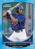 2013 Bowman Byron Buxton Blue Wave