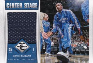 12/13 Panini Limited Center Stage Material #1 Kevin Durant #/199