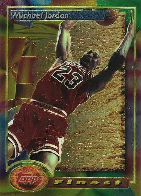 1993-94 Topps Finest Michael Jordan Base Card #1