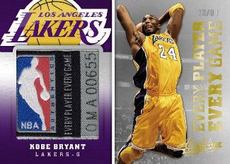2012-13 Panini Absolute Every Player Every Game Kobe Bryant Jersey Card