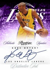 2012-13 Panini Prestige Autograph Kobe Bryant Card