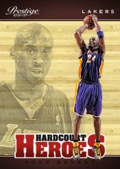 2012-13 Panini Prestige Hardcourt Heroes Kobe Bryant Insert Card