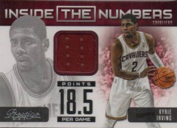 2012-13 Panini Prestige Inside The Numbers Material #32 Kyrie Irving