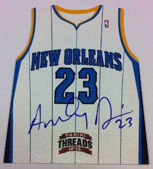 2012-13 Panini Threads Basketball Anthony Davis Die-Cut Autograph