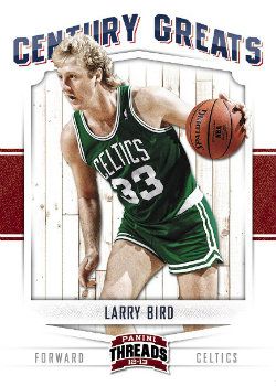 2012-13 Panini Threads Century Legends Larry Bird Insert Card