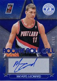 2012-13 Panini Totally Certified Blue Rookie Roll Call Autograph