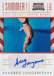 2012 Panini Americana Heroes & Legends Greg Louganis Autograph