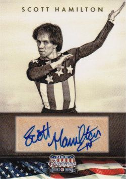 2012 Panini Americana Heroes and Legends Scott Hamilton Autograph