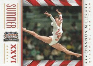 2012 Panini Americana Heroes and Legends Shannon Miller Summer Olympics Insert Card