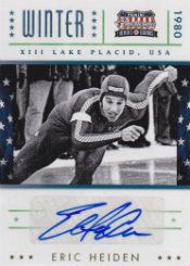 2012 Panini Americana Heroes and Legends Winter Olympics Autograph Eric Heiden