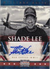 2012 Panini Americana Military Elite Autograph Shade Lee