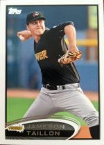 2012 Topps Pro Debut Jameson Taillon SP Photo Variation #220