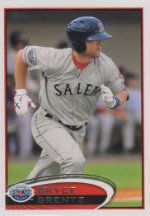 2012 Topps Pro Debut SP Photo Variation #103 Bryce Brentz