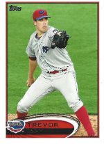 2012 Topps Pro Debut SP Photo Variation #129 Trevor May