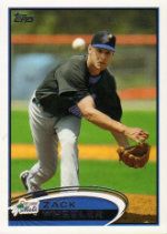 2012 Topps Pro Debut SP Photo Variation #160 Zack Wheeler