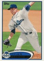 2012 Topps Pro Debut SP Photo Variation #200 Tyler Skaggs