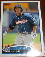 2012 Topps Pro Debut SP Photo Variation Anthony Gose