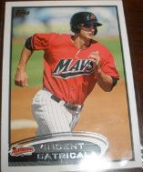 2012 Topps Pro Debut SP Photo Variation #219 Vincent Catricala