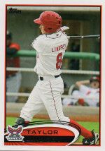 2012 Topps Pro Debut SP Photo Variation #72 Taylor Lindsey