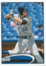 2012 Topps Pro Debut SP Photo Variation #76 Nick Castellanos