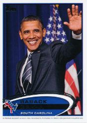 2012 Topps Update Series Barack Obama Code Card