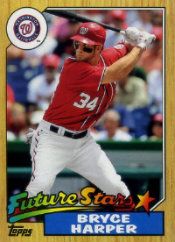 2012 Topps Update Series Baseball 1987 Topps Minis #TM-150 Bryce Harper - Nationals