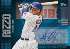 2013 Topps Series 1 Anthony Rizzo Chasing The Dream Autograph Card