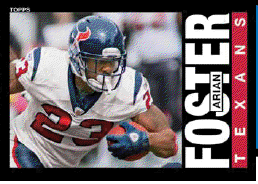 2013 Topps Archives Arian Foster Base Card