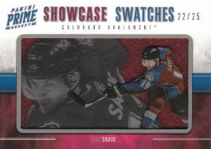 2011-12 Panini Prime Hockey Showcase Swatches #32 Joe Sakic #/25