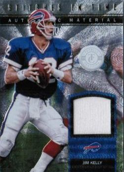 2012 Panini Totally Certified Jim Kelly Stiches in Time Jersey Card