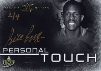 2013 Upper Deck All-Time Greats Bill Russell Personal Touch