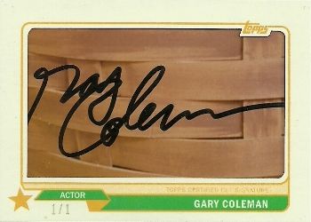2013 Topps Archives Gary Coleman Cut Auto