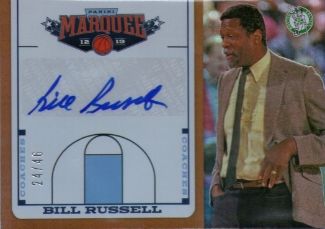 12/13 Panini Marquee Bill Russell Coach Autograph