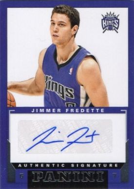 2012/13 Panini Jimmer Fredette Autograph RC Card