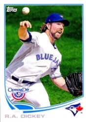 2013 Topps Opening Day #213 R.A. Dickey Base