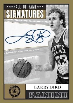 2012-13 Panini Hall of Fame Larry Bird Autograph