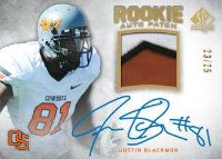 2012 Sp Authentic Justin Blackmon Auto Patch