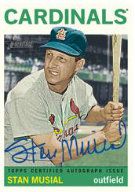 2013 Topps Heritage Stan Musial Autograph