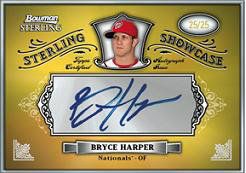 2012 Bowman Sterling Bryce Harper Showcase